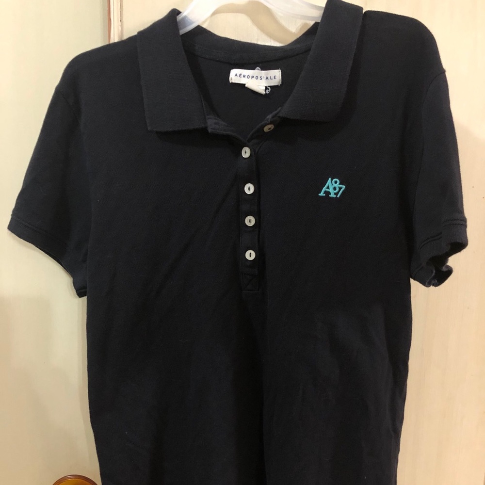 Aeropostale polo shirt in navy